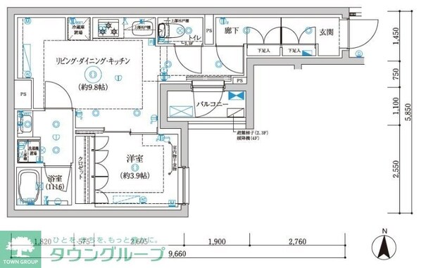 セジョリ東陽町IIの物件間取画像